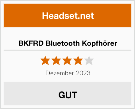  BKFRD Bluetooth Kopfhörer Test