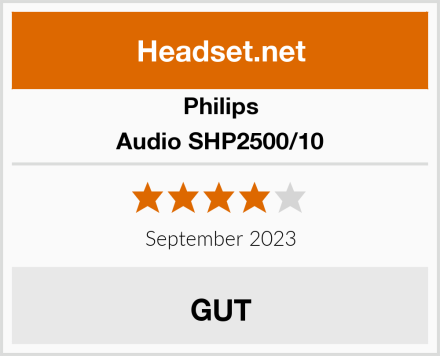 Philips Audio SHP2500/10 Test
