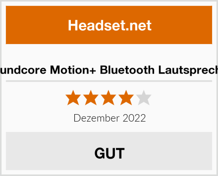  Soundcore Motion+ Bluetooth Lautsprecher Test