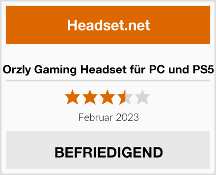  Orzly Gaming Headset für PC und PS5 Test