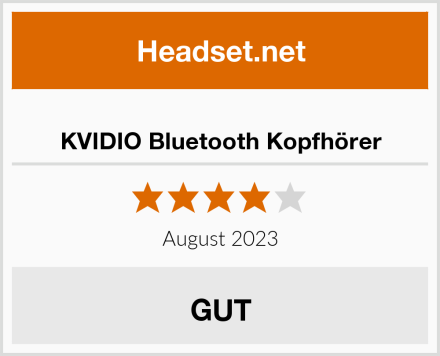  KVIDIO Bluetooth Kopfhörer Test