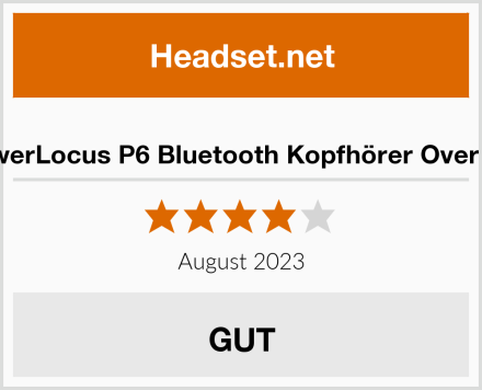  PowerLocus P6 Bluetooth Kopfhörer Over Ear Test