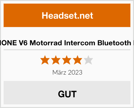  VNETPHONE V6 Motorrad Intercom Bluetooth Headset Test
