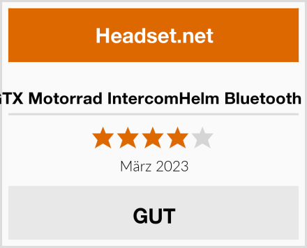  LEXIN GTX Motorrad IntercomHelm Bluetooth Headset Test