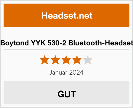  Boytond YYK 530-2 Bluetooth-Headset Test