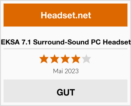  EKSA 7.1 Surround-Sound PC Headset Test