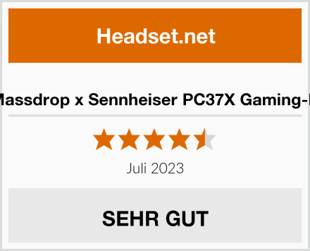  DROP Massdrop x Sennheiser PC37X Gaming-Headset Test