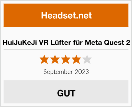  HuiJuKeJi VR Lüfter für Meta Quest 2 Test