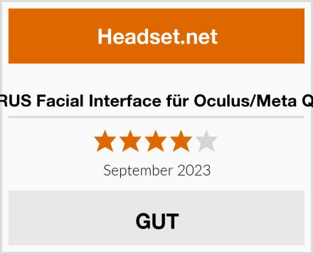  SUPERUS Facial Interface für Oculus/Meta Quest 2 Test