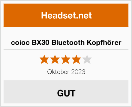 coioc BX30 Bluetooth Kopfhörer Test