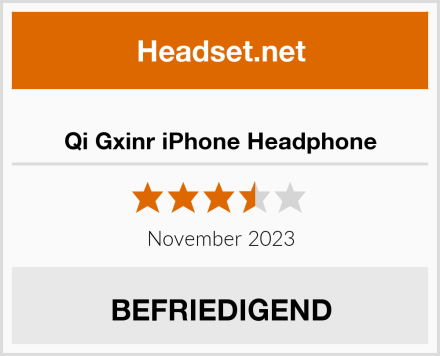  Qi Gxinr iPhone Headphone Test