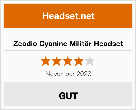  Zeadio Cyanine Militär Headset Test