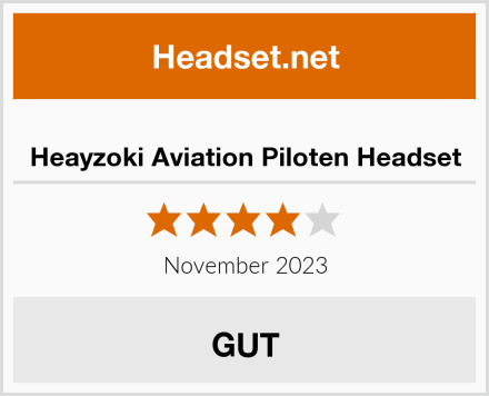 Heayzoki Aviation Piloten Headset Test