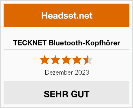  TECKNET Bluetooth-Kopfhörer Test