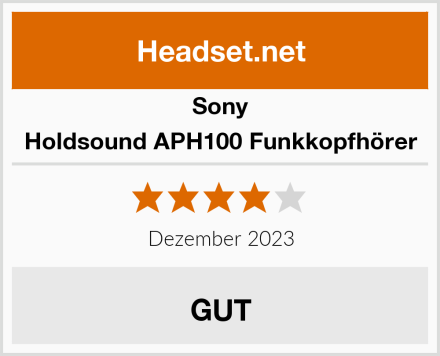 Sony Holdsound APH100 Funkkopfhörer Test