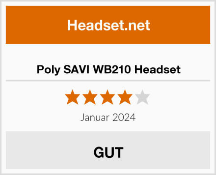  Poly SAVI WB210 Headset Test