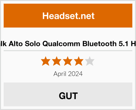  Avantalk Alto Solo Qualcomm Bluetooth 5.1 Headset Test