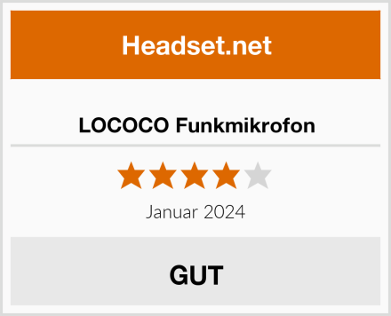  LOCOCO Funkmikrofon Test