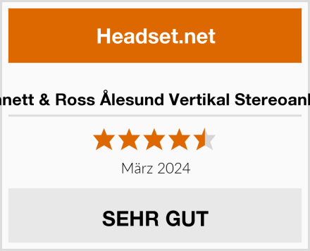  Bennett & Ross Ålesund Vertikal Stereoanlage Test