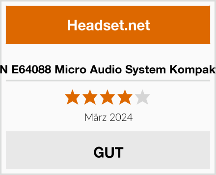  MEDION E64088 Micro Audio System Kompaktanlage Test