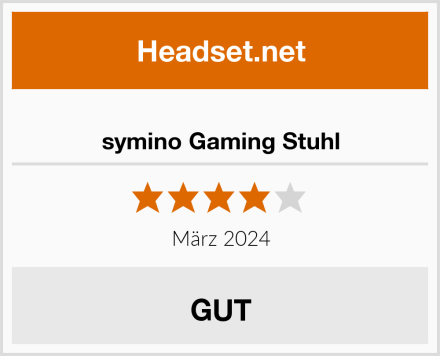  symino Gaming Stuhl Test