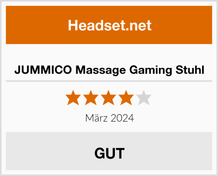  JUMMICO Massage Gaming Stuhl Test