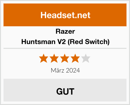 Razer Huntsman V2 (Red Switch) Test