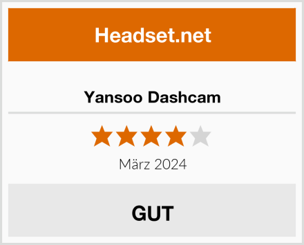  Yansoo Dashcam Test