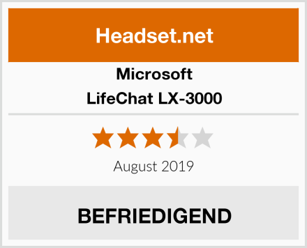 Microsoft LifeChat LX-3000 Test