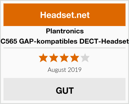 Plantronics C565 GAP-kompatibles DECT-Headset Test