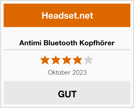  Antimi Bluetooth Kopfhörer Test