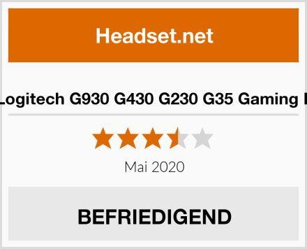  Case für Logitech G930 G430 G230 G35 Gaming Kopfhörer Test