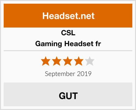 CSL Gaming Headset fr Test