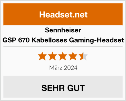 Sennheiser GSP 670 Kabelloses Gaming-Headset Test