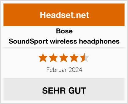 Bose SoundSport wireless headphones Test