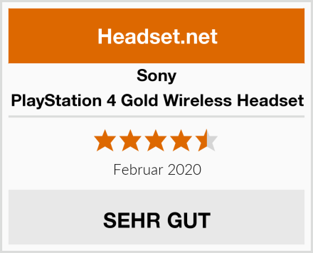 Sony PlayStation 4 Gold Wireless Headset Test