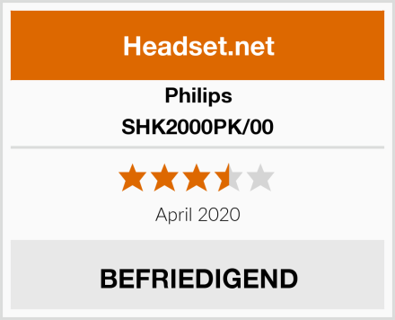 Philips SHK2000PK/00 Test