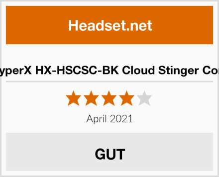  HyperX HX-HSCSC-BK Cloud Stinger Core Test