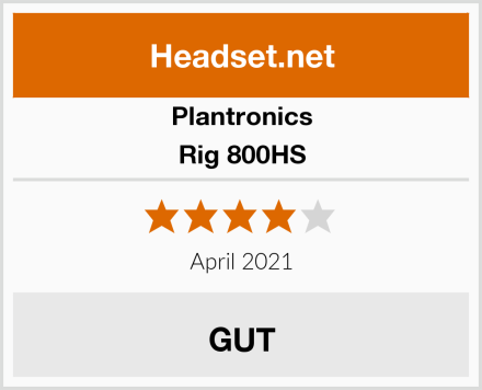 Plantronics Rig 800HS Test