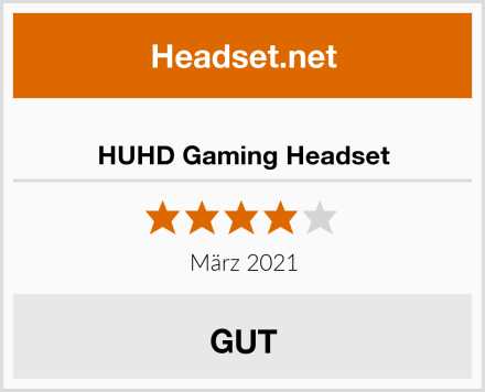  HUHD Gaming Headset Test