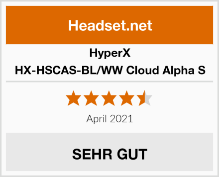 HyperX HX-HSCAS-BL/WW Cloud Alpha S Test