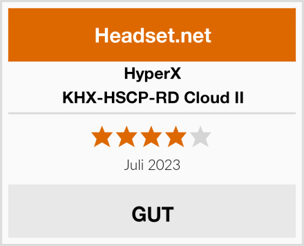 HyperX KHX-HSCP-RD Cloud II Test