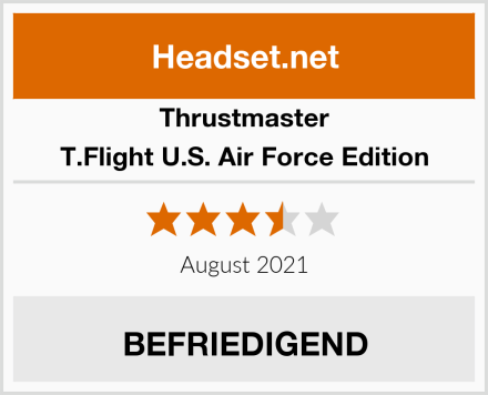 Thrustmaster T.Flight U.S. Air Force Edition Test