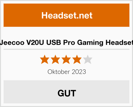  Jeecoo V20U USB Pro Gaming Headset Test