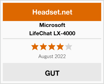 Microsoft LifeChat LX-4000 Test