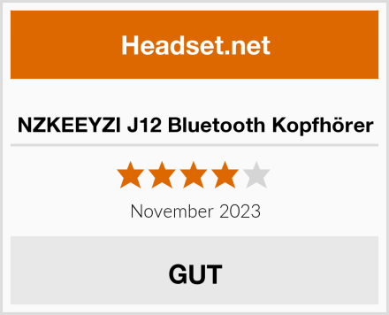  NZKEEYZI J12 Bluetooth Kopfhörer Test
