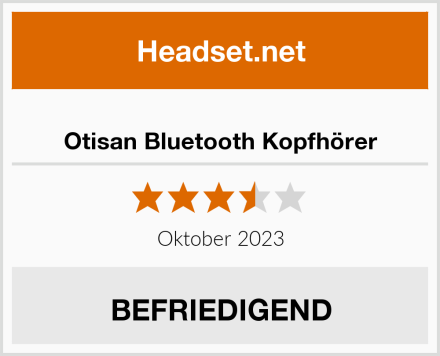  Otisan Bluetooth Kopfhörer Test