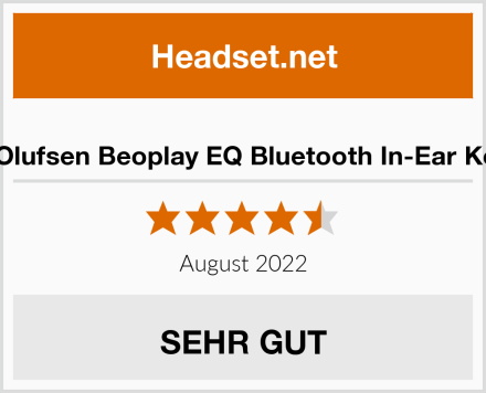  Bang & Olufsen Beoplay EQ Bluetooth In-Ear Kopfhörer Test