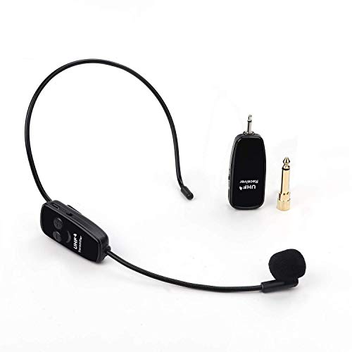 UHF USB Headset Wireless Mikrofon Funkmikrofon Lautsprecher Sender & Empfänger 